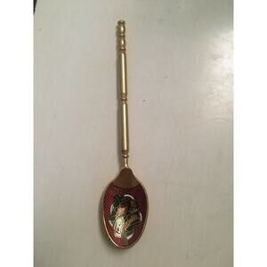 Collectible San Diego Zoo Souvenir Spoon Enamel Parrot